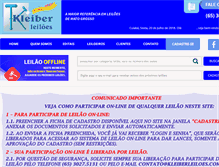 Tablet Screenshot of kleiberleiloes.com.br